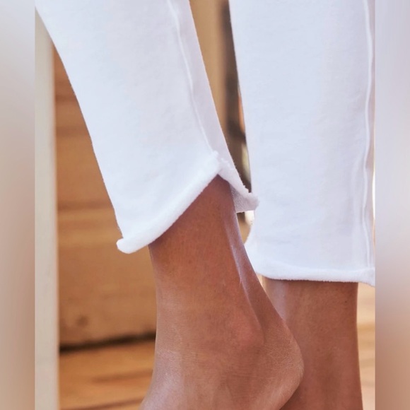 Frank & Eileen Christine The Trouser Cotton Sweatpants Cropped At Ankle Size SM - Picture 3 of 7